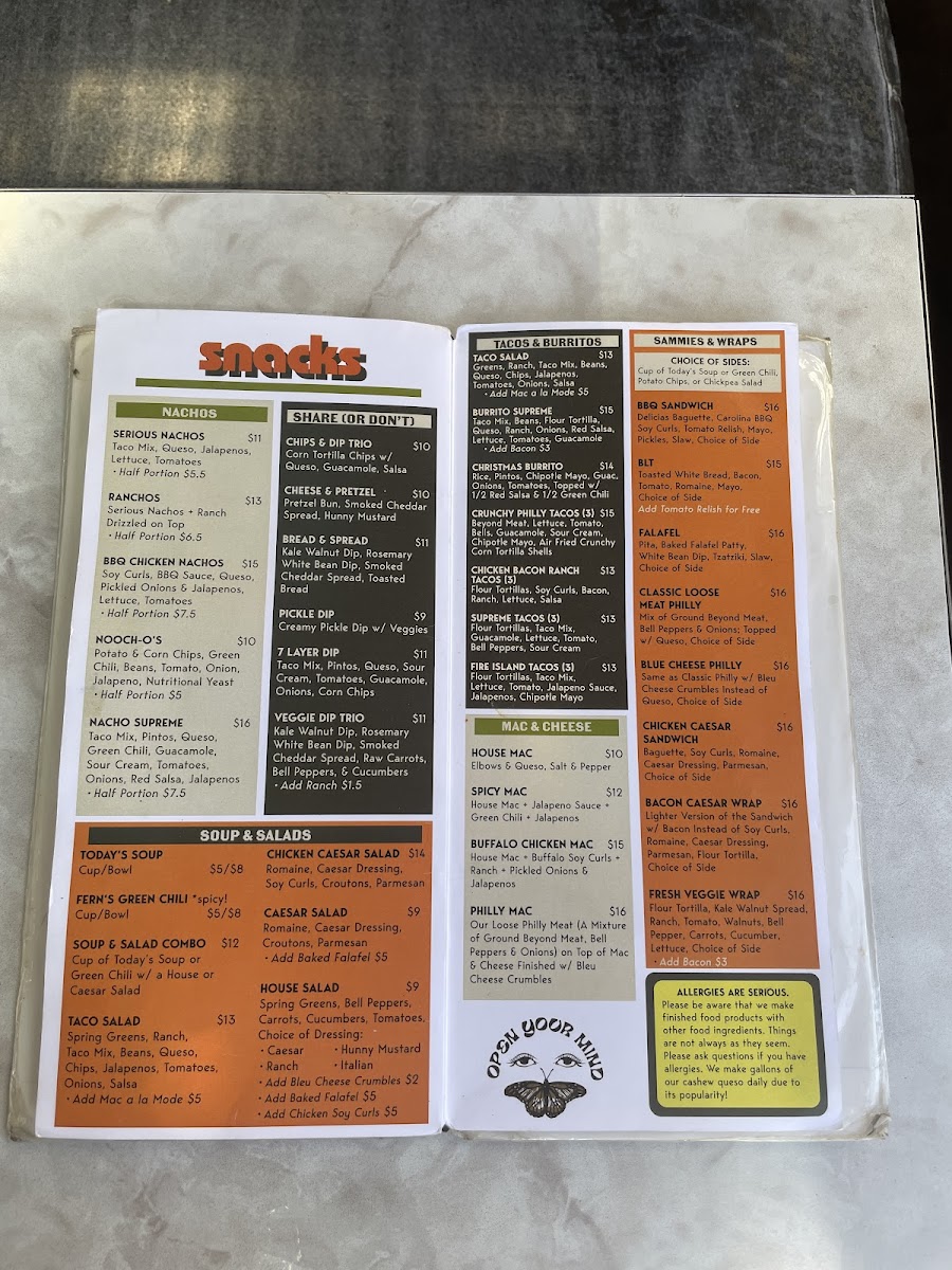 Burrowing Owl Menu - Image 4