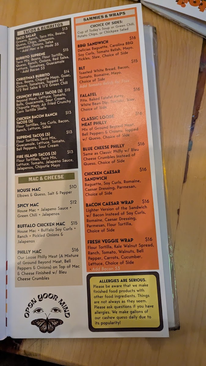 Burrowing Owl Menu - Image 6